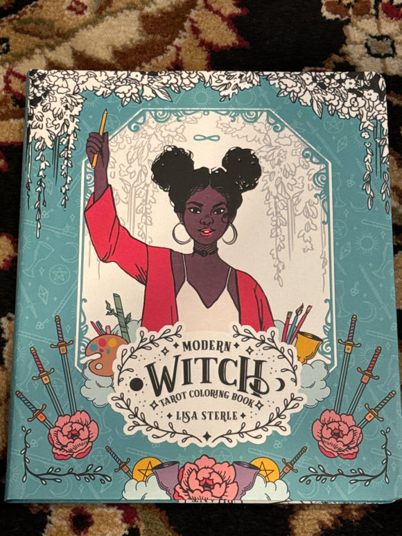 Modern Witch Coloring Book by Lisa Sterle