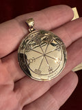 Pentacles of Solomon Pendant - From the Grimoire Key of Solomon - Talisman