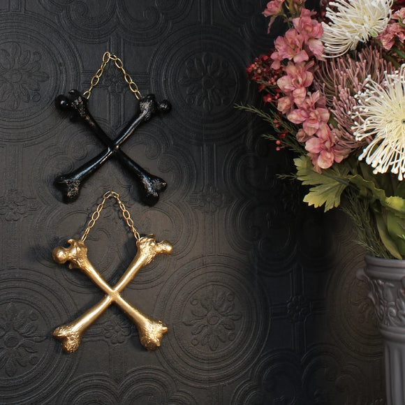 Cross Bones Gothic Wall Decor