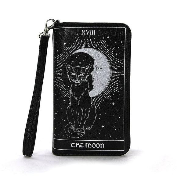 The Moon Tarot Card Wallet/Wristlet
