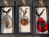 Resin Bug Necklace - Spider / Beetle / Scorpion