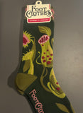 Carnivorous Plants - Spooky Witchy Patterned Socks - Footclothes
