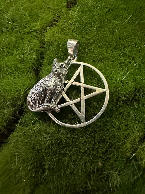 Sterling Silver Familiar’s Pentagram