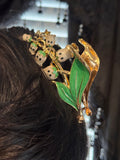 Hair Clip - Lily of the Valley - Claw Clip - Hair Adornment