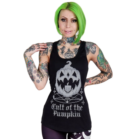 Too Fast - CULT OF THE PUMPKIN RACERBACK TANK TOP