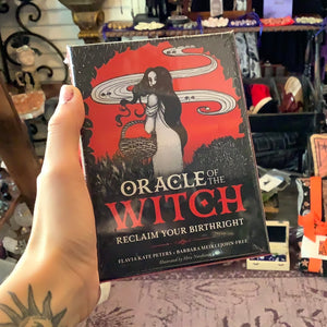 Oracle of the Witch: Reclaim your Birthright by Flavia Kate Peters & Barbara Meiklejohn-Free