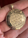 Pentacles of Solomon Pendant - From the Grimoire Key of Solomon - Talisman