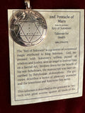 Pentacles of Solomon Pendant - From the Grimoire Key of Solomon - Talisman