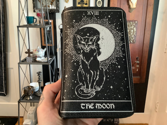 The Moon Tarot Wallet - Black