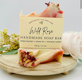 Wild Rose Artisan Soap - Saratoga Natural Body Care- 4 oz bar
