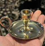 Traditional Brass Chime Candle Holder