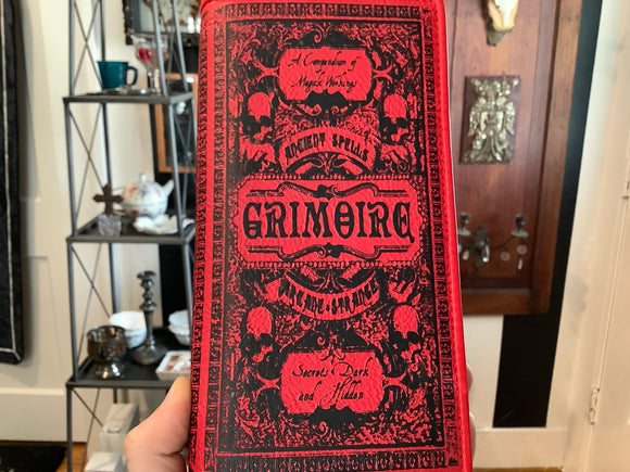 Grimoire Wallet - Red