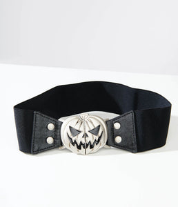 Black Pumpkin Cinch Belt