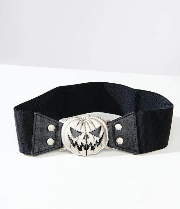 Black Pumpkin Cinch Belt