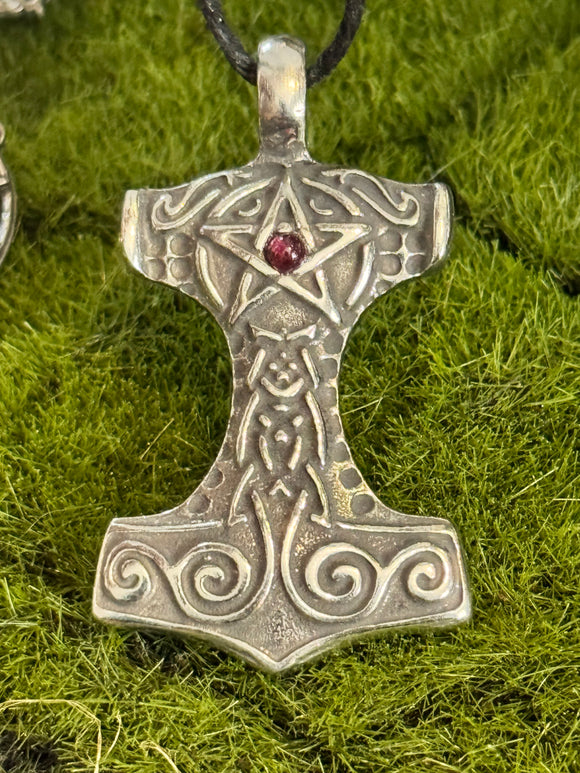 Thor’s Hammer - 100% Pewter Necklace