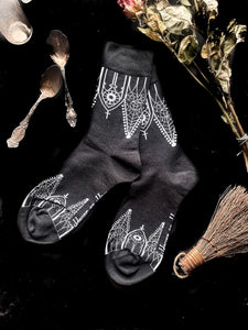 House of Hex - Gothic Gable Socks