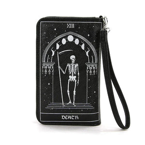 Death Tarot Card Wallet/Wristlet