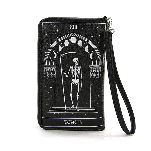 Death Tarot Card Wallet/Wristlet