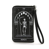 Death Tarot Card Wallet/Wristlet