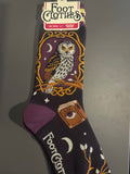 Owl Magic - Spooky Witchy Patterned Socks - Footclothes