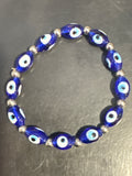 Evil Eye Bracelet - glass beads