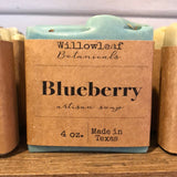 Blueberry Artisan Soap - Willowleaf Botanicals - 4 oz bar