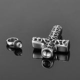 Memorial Necklace - Ashes / Cremated Remains Keepsake - Cross