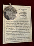 Pentacles of Solomon Pendant - From the Grimoire Key of Solomon - Talisman