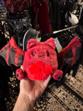 Red Bat Mini Stuffie - Plush Toy - Snacker Squishable - Soft