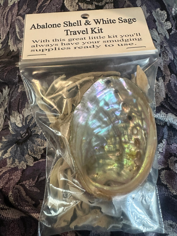 Abalone Shell Blessing Travel Kit