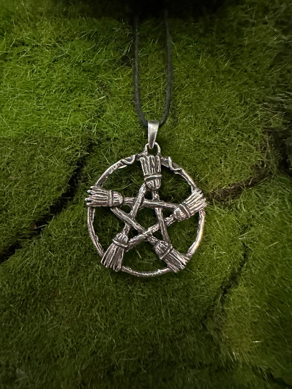 Pentacle  - 100% Pewter Necklace