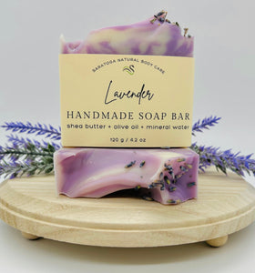 Lavender Artisan Soap - Saratoga Natural Body Care- 4 oz bar