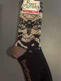 Death Head Moth - Spooky Witchy Patterned Socks - Footclothes
