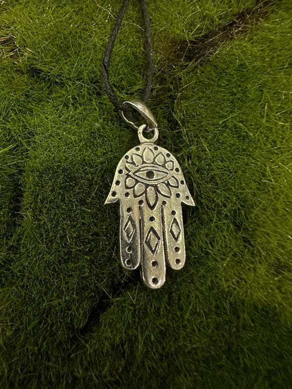 The Hamsa - 100% Pewter Necklace