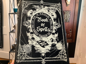 Book of Spells Purse - Black Glow in Dark