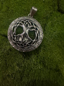 Stainless Steel Tree of Life Yggdrasil Pendant