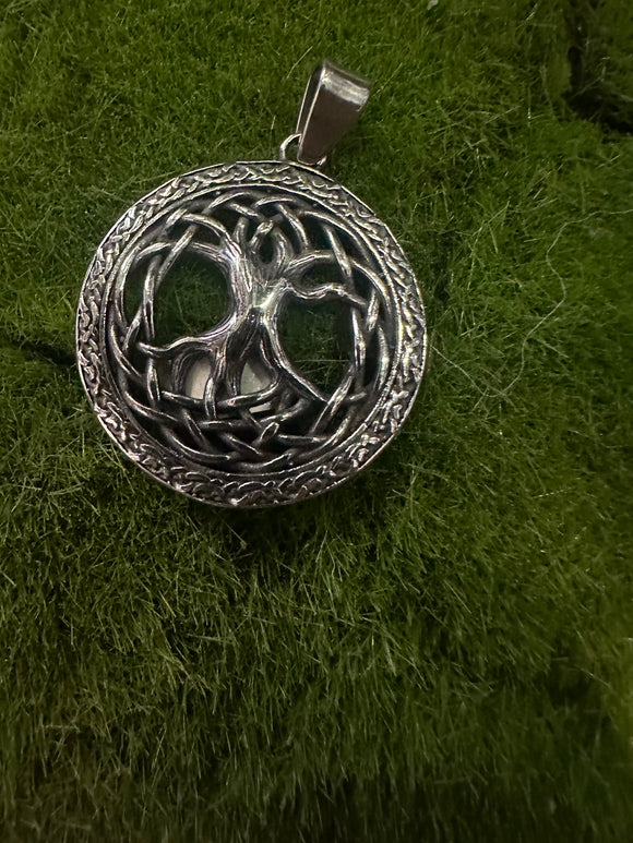 Stainless Steel Tree of Life Yggdrasil Pendant