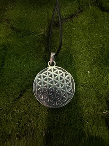 Flower Of Life - 100% Pewter Necklace