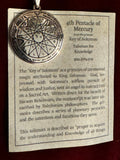 Pentacles of Solomon Pendant - From the Grimoire Key of Solomon - Talisman