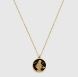 14k Gold Plated and Enamel Zodiac Necklaces