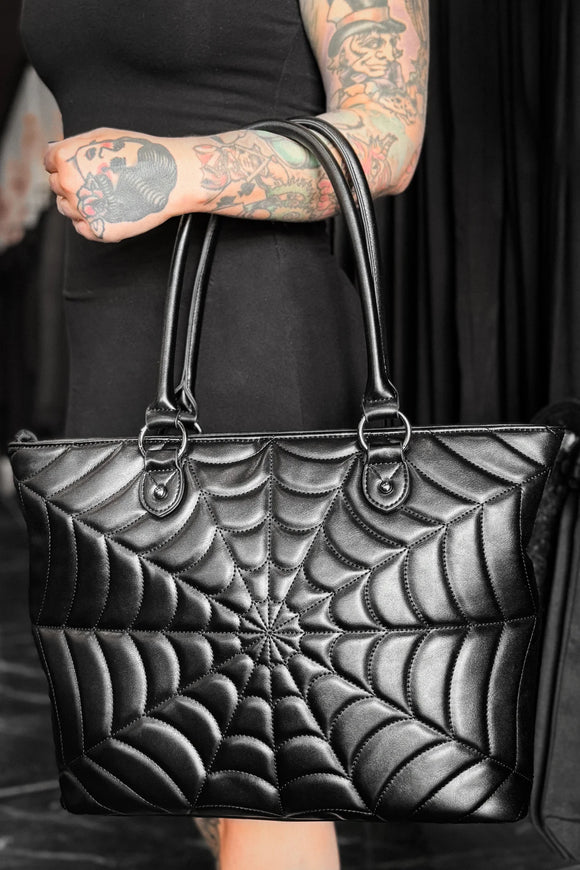 Spiderweb Tote - Large Purse