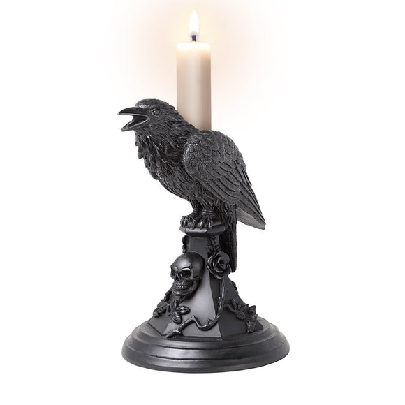 Poes Raven Candle Stick