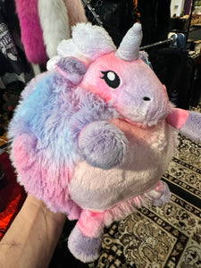 Pastel Unicorn Stuffie - Cotton Candy - Plush Toy - Mini Squishable - Soft