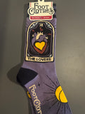Lovers Tarot - Spooky Witchy Patterned Socks - Footclothes
