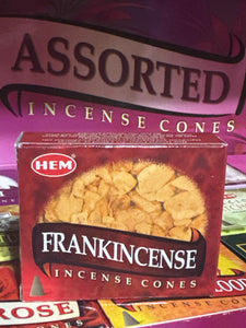 HEM Frankincense Cone Incense (10-pack)