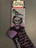Edgar Allan Poe - Spooky Witchy Patterned Socks - Footclothes