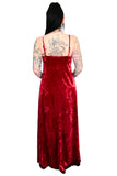 Foxblood Miss World Maxi Dress - Red Velvet