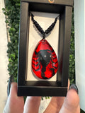 Resin Bug Necklace - Spider / Beetle / Scorpion
