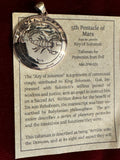 Pentacles of Solomon Pendant - From the Grimoire Key of Solomon - Talisman