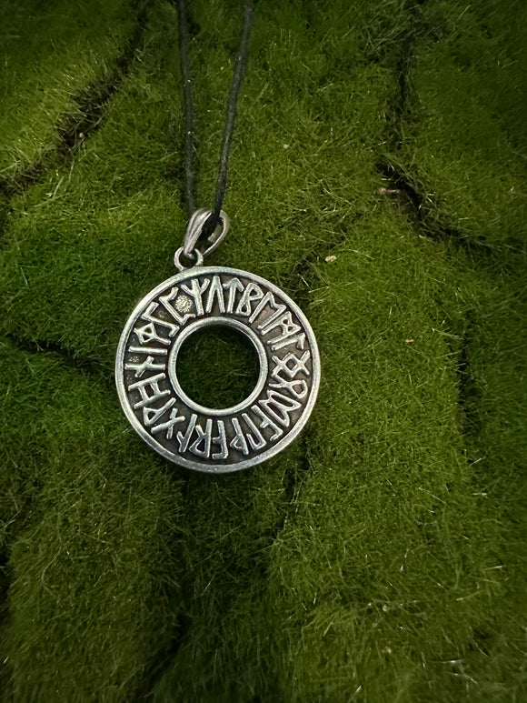 The Runic Circle- 100% Pewter Necklace